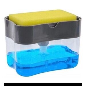 1 Pack  Soap Dispenser (Black) and  Sponge Included